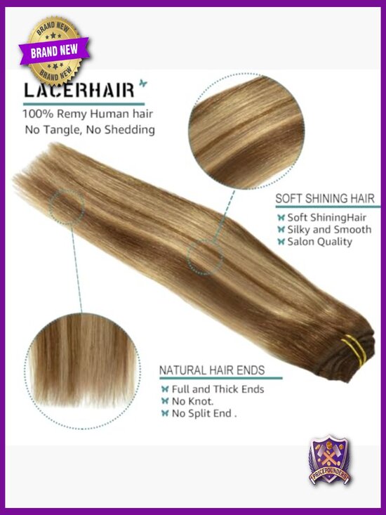 7pcs 140g Clip In Remy Human Hair Extensions Straight 20 Inch